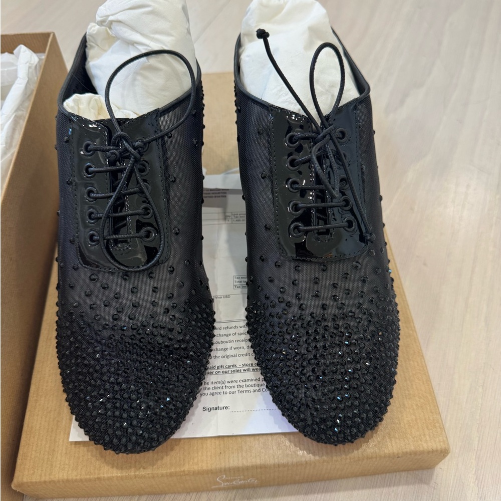 Christian Louboutin dedgraginzbar crystal flats - Picture 4 of 7